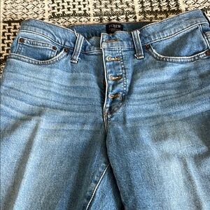 J. Crew Women's Cropped Blue Jeans